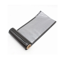 Рулон вакуумний напівгофрований 30 см х 6 м з чорною підкладкою