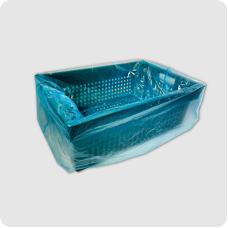 Мішки поліетиленові вкладиш в ящик під заморозку 1000 х 600 сині "Укрпакет" 100 шт