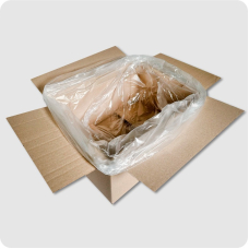 Мішки поліетиленові з фальцями 740 х 20 х 580 "Укрпакет" 100 шт