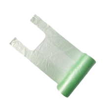 Пакет майка 26 х 45 БІП (ролик) зелений в рулоні 1/500 шт