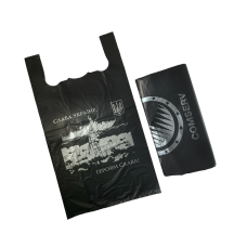 Пакет майка 43 х 75 Comserv ЗСУ чорний уп. 1/100 шт