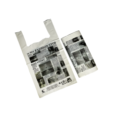 Пакет майка 34 х 58 Газета 50 мкм уп. 1/100 шт